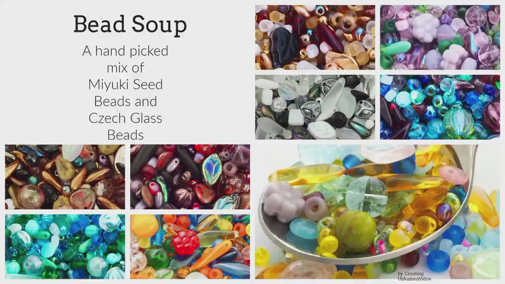 Bead Soups - Handpicked Mixes of Miyuki Seed Beads and Czech Pressed Glass Beads