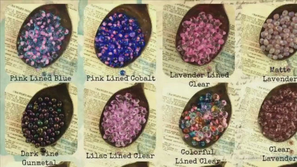 Miyuki DPF-30 Raspberry Lined Sapphire Drop Beads