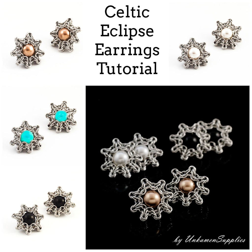 PDF Celtic Eclipse Earrings Tutorial