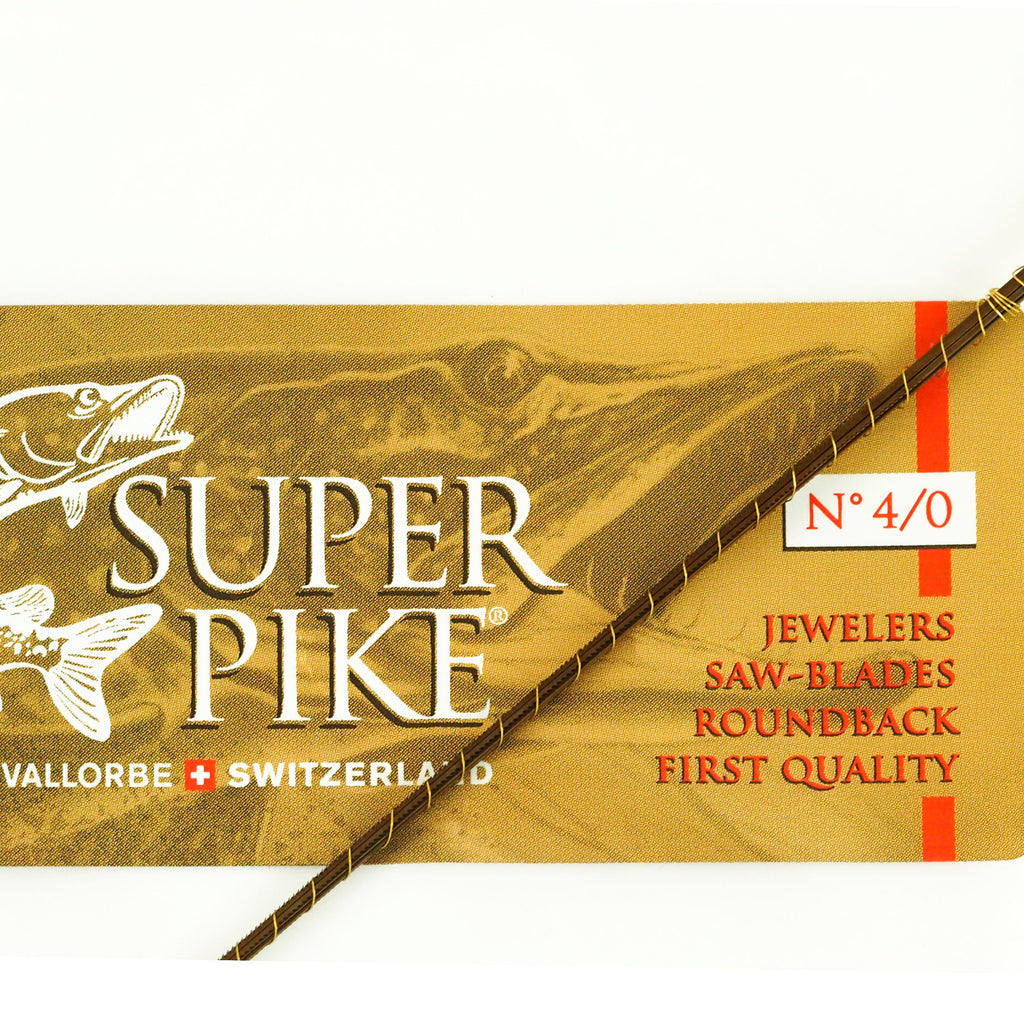 12 Super Pike Blades For Jewelers Saw - Premium Quality - Long Lasting