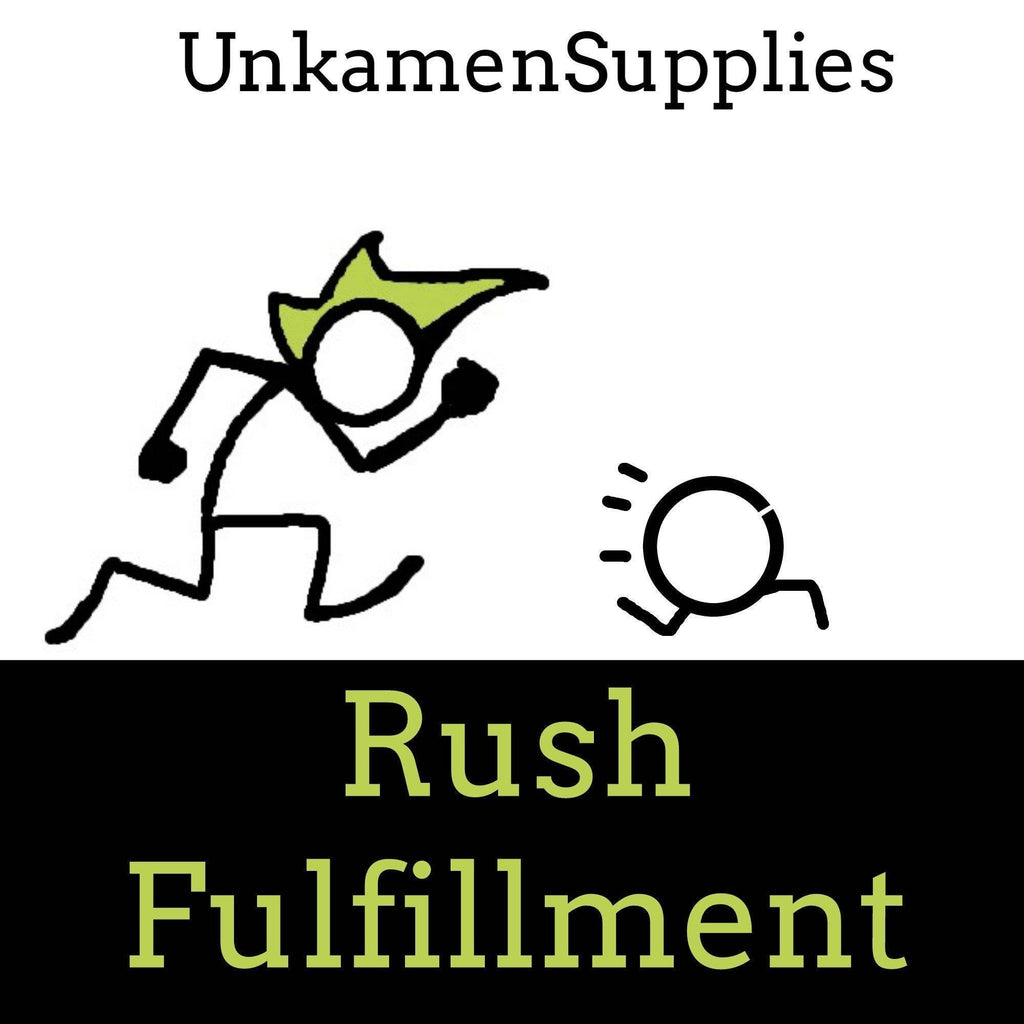 RUSH Fulfillment Upgrade with US Express Mail Upgrade