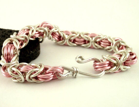 Three Connector Byzantine Chainmaille Bracelet - Kit or Ready Made