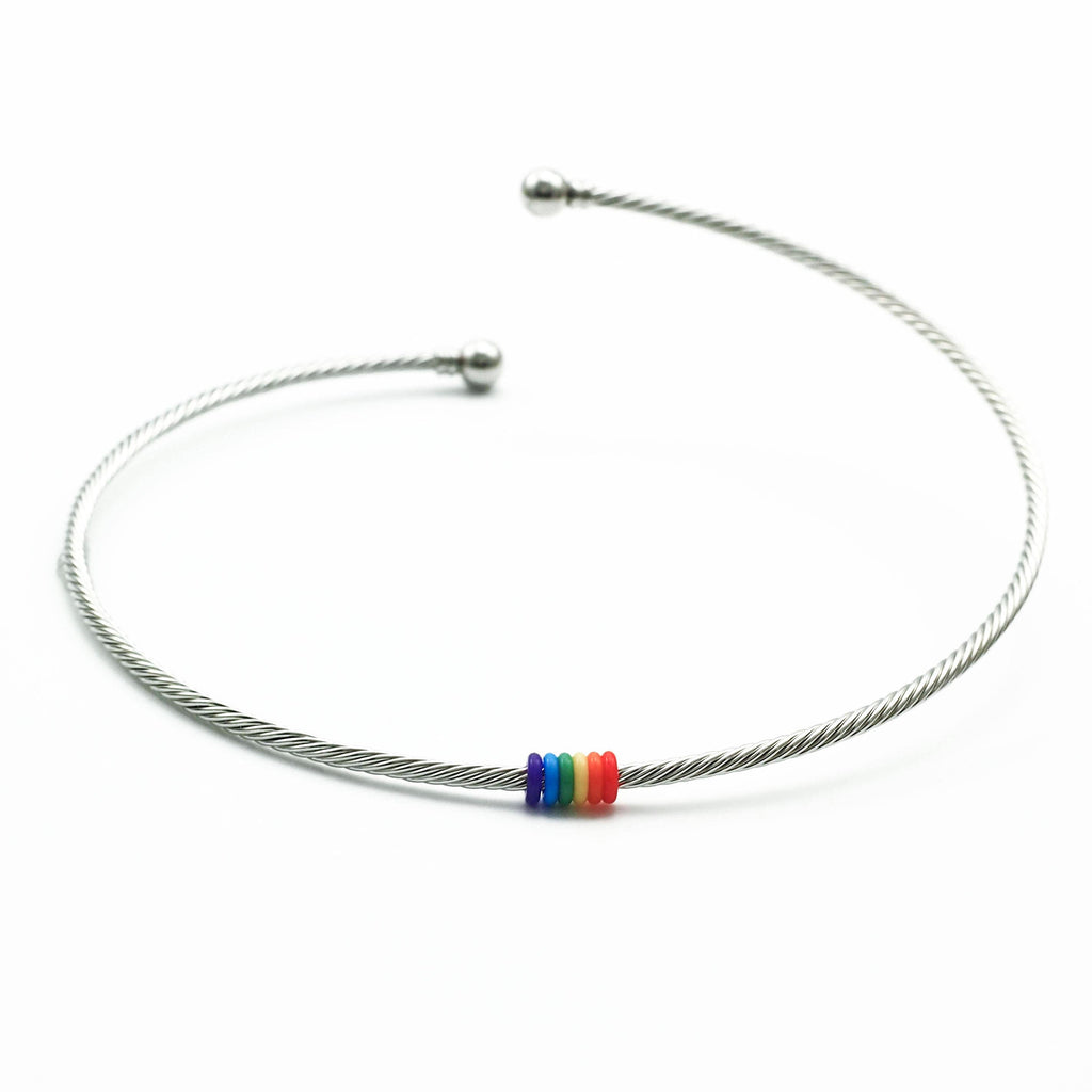 1 Stainless Steel Neckwire with Twist Off Ends - 16" or 18" Necklace