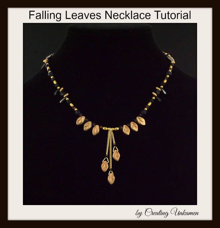 Falling Leaves Necklace Tutorial