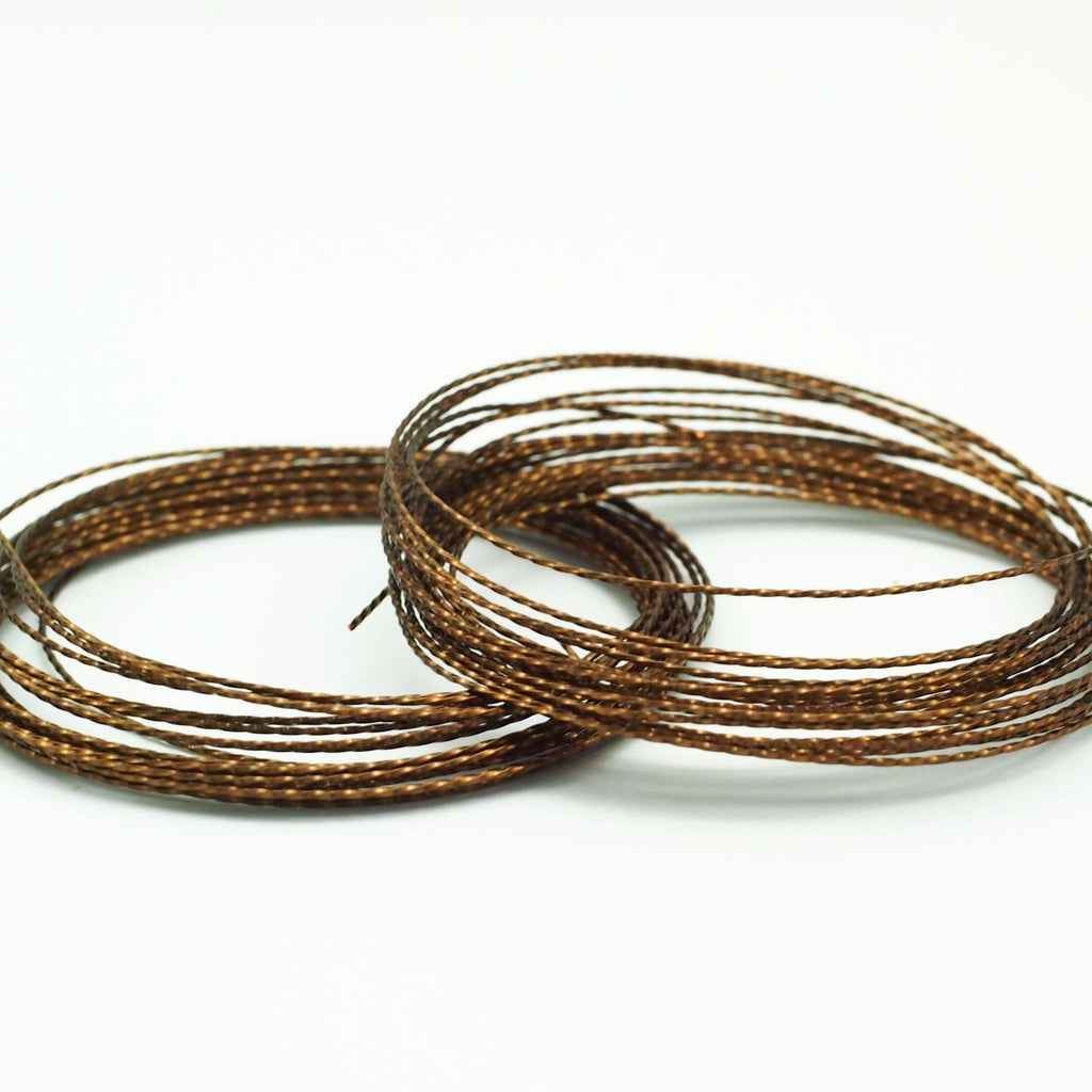 21 gauge Twisted Square Vintage Bronze Wire - 15 Feet - 4.8 Meters  100% Guarantee