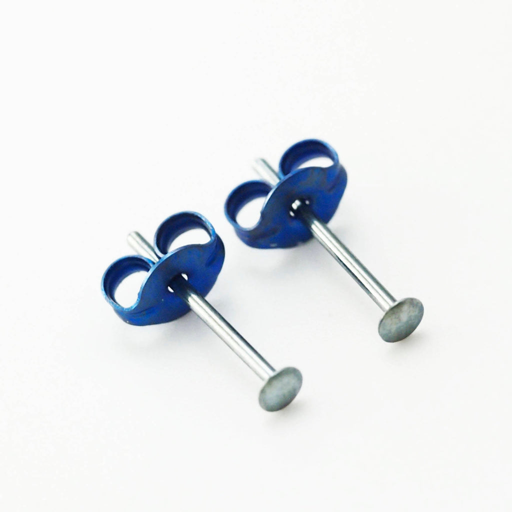 Earring Backs, Silver Tone Metal Barrel Earnut, Earring Stopper