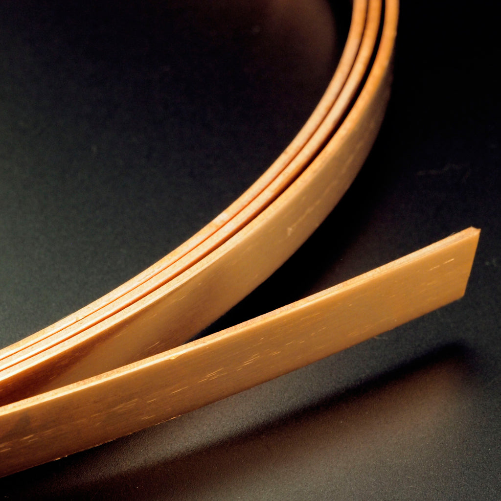 Wide Flat Copper Strip Wire - By the Foot - Solid, Raw Bracelet, Kitchen and Bathroom Projects 1/2", 1", 1 1/2", 2", 4" - 100% Guarantee