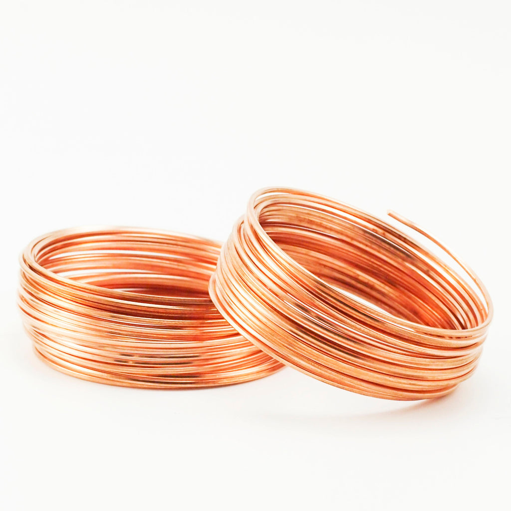 Half Hard Square Copper Wire with Eased Edge - 100% Guarantee - You Pick Gauge 16, 18, 20