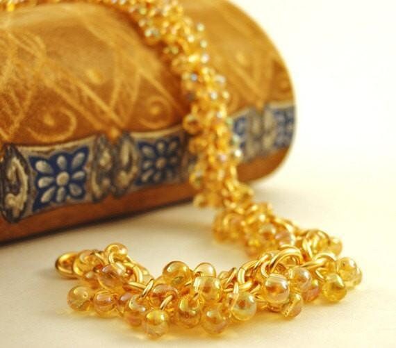 Matte Yellow AB Miyuki Drop Beads - Make Shaggy Bracelets, Rings, Earrings!