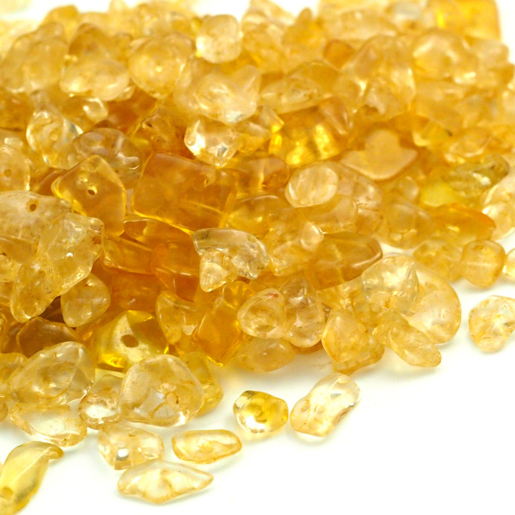 150 - Citrine Chip Beads - 8 Grams - 100% Guaranteed Satisfaction