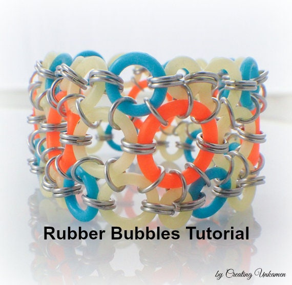 Rubber Bubbles Tutorial - Instant Download - Fun, Fast Bracelet Project