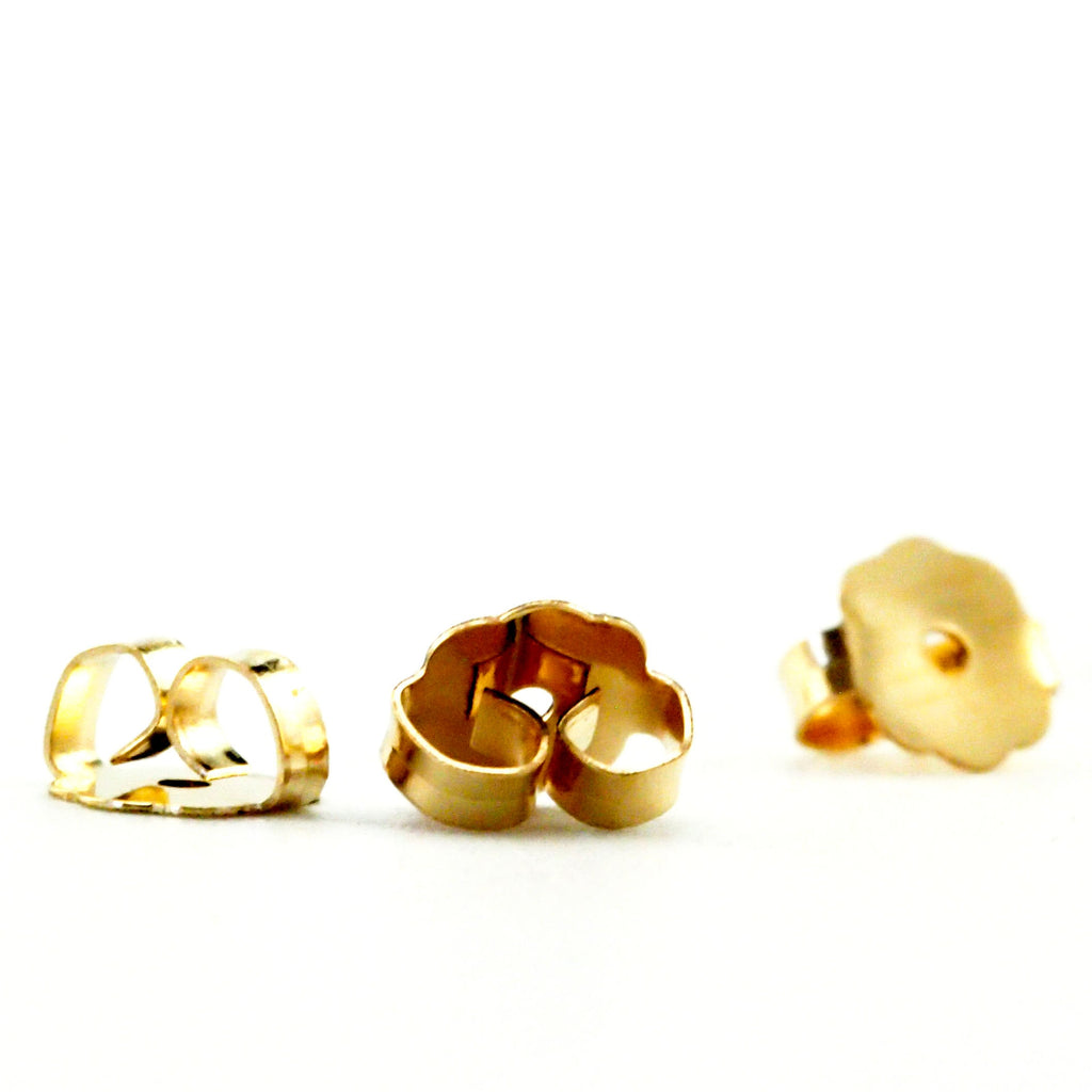 14kt Gold Filled Medium Weight Ear Nuts 1, 3, 5 or 10 pairs