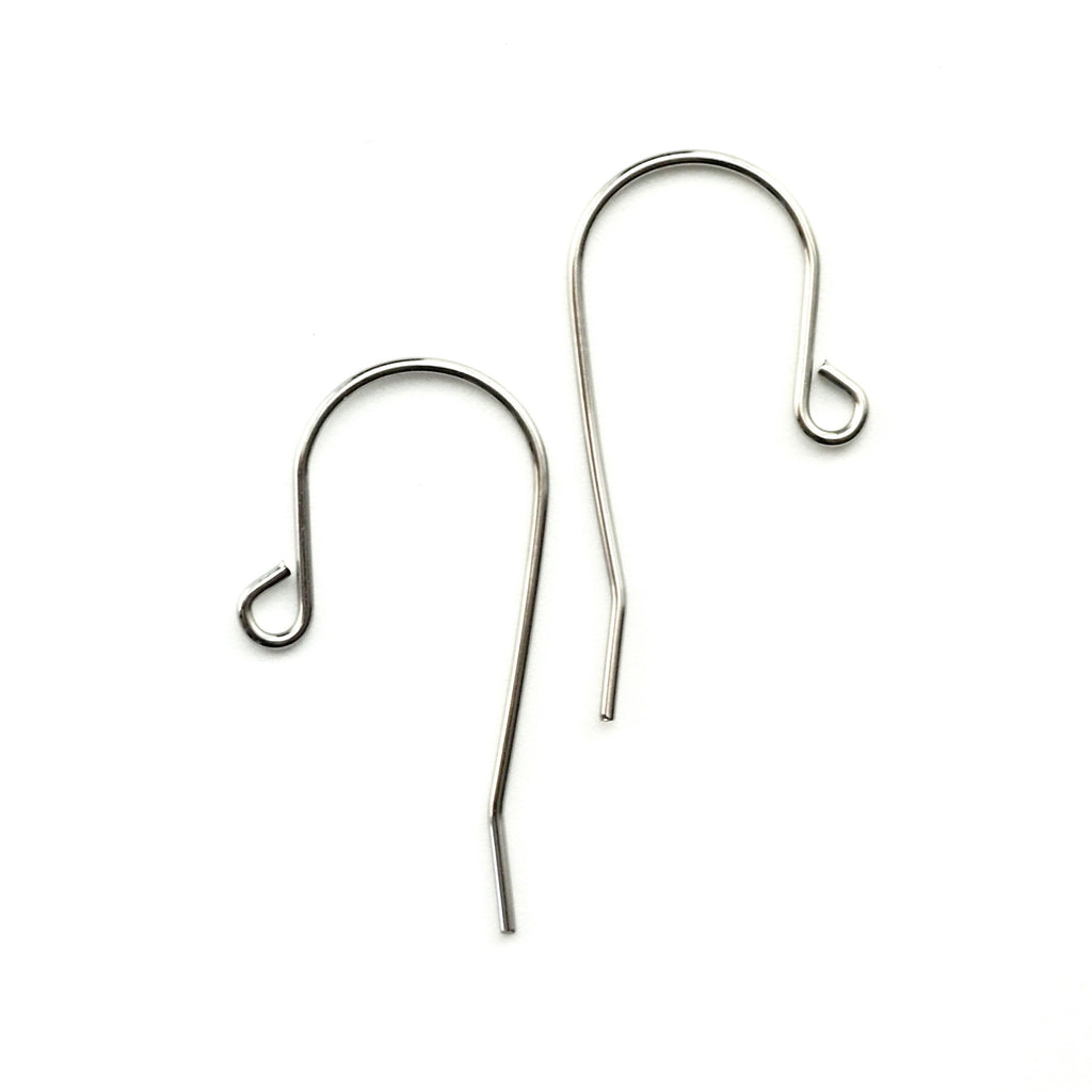 Economical Surgical Steel Ear Wires - 15 Pairs - 25mm X 15mm