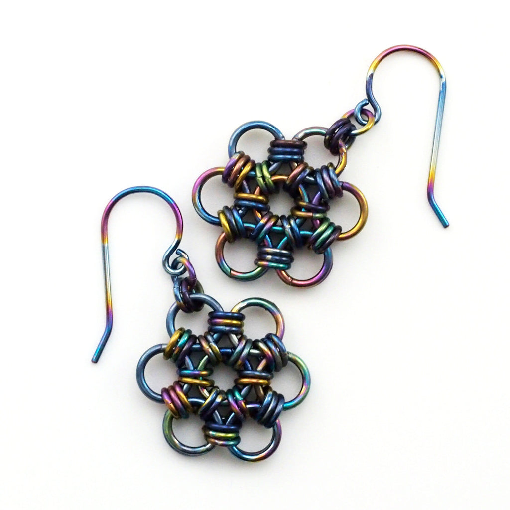 100 Custom Handmade Anodized Niobium Jump Rings in Your Pick of Color and Diameter 16, 18, 20, 22, 24 gauge