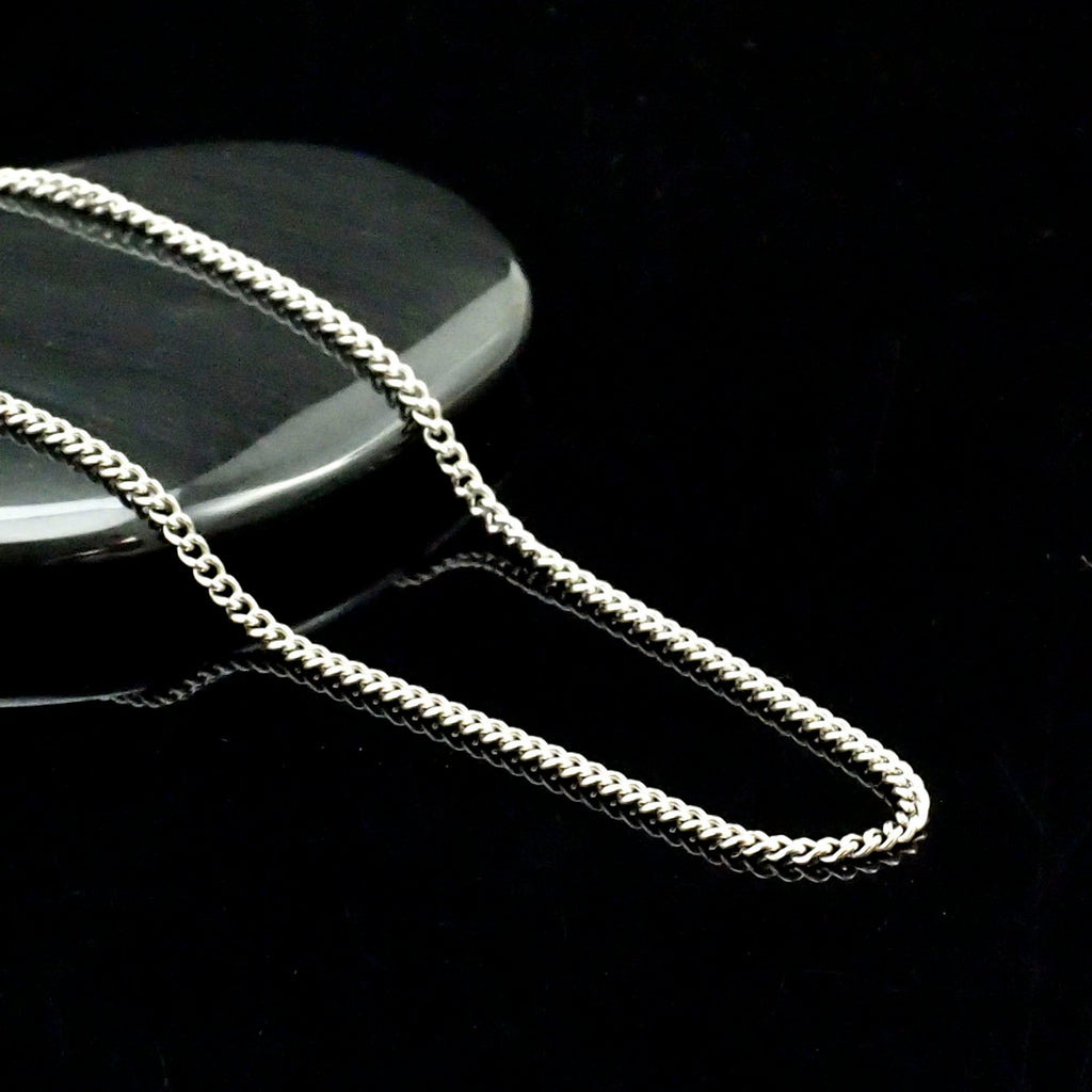 Solid Titanium Curb Chain 1.8mm - By the Foot or Finished