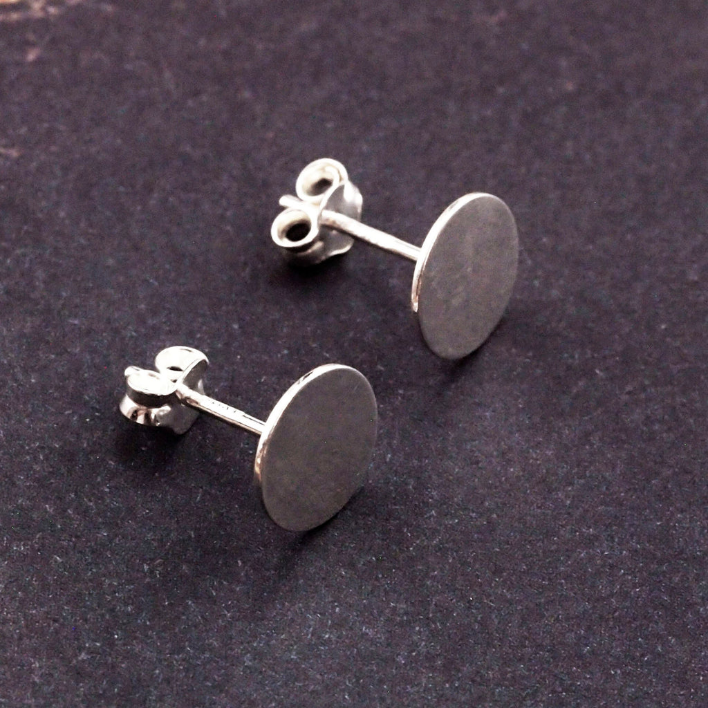 5 pairs Deluxe Sterling Silver Post Earrings Kit with 4mm, 6mm, 8mm, 10mm Pad with Backs and Resin