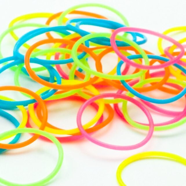 25 - 25mm OD Silicone Rubber Jump Rings You Pick Color - 18 Wonderful Colors including Neon