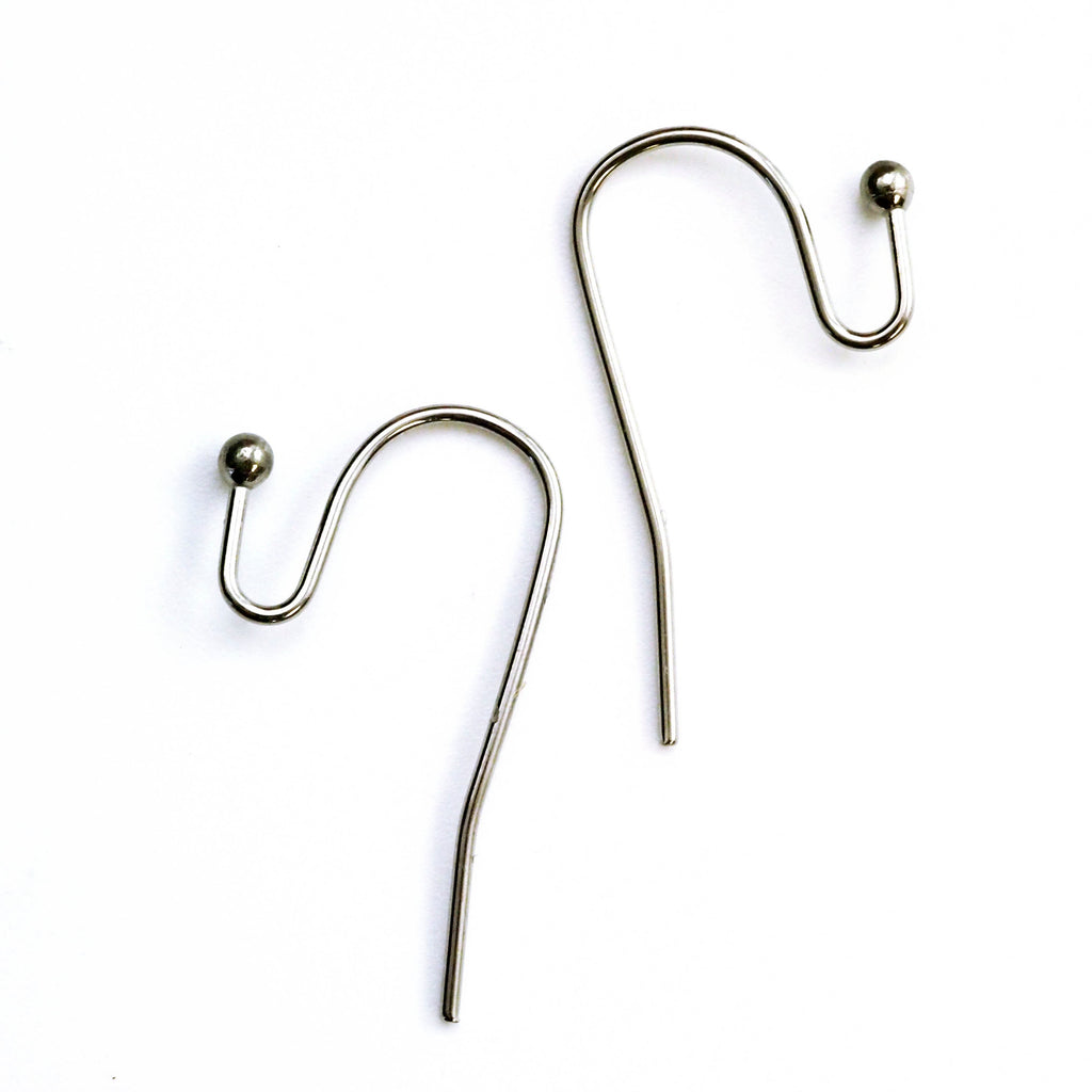 10 pairs Surgical Steel Ball Ear Wires