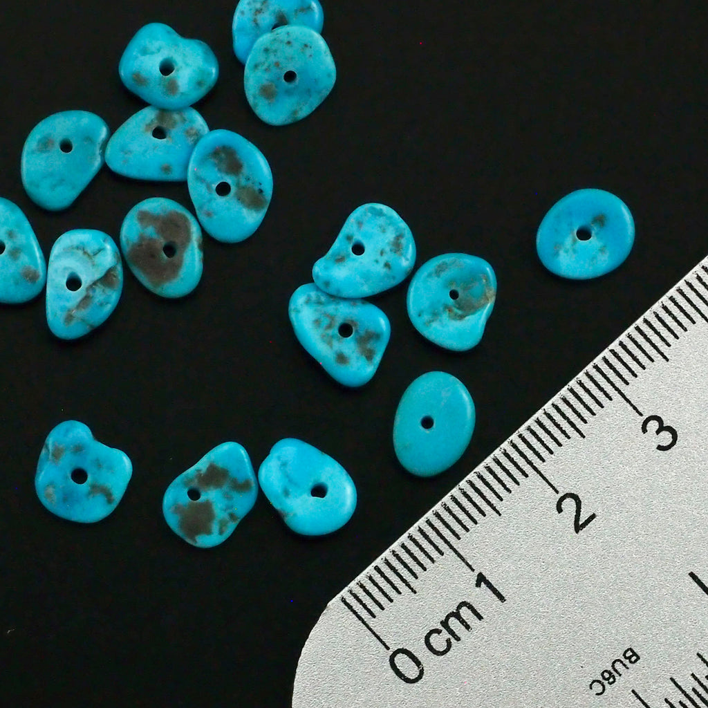 30 - Turquoise Chip Beads Grade B - 100% Guaranteed Satisfaction