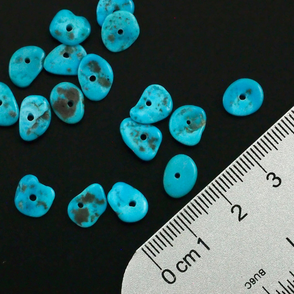 30 - Turquoise Chip Beads Grade B - 100% Guaranteed Satisfaction