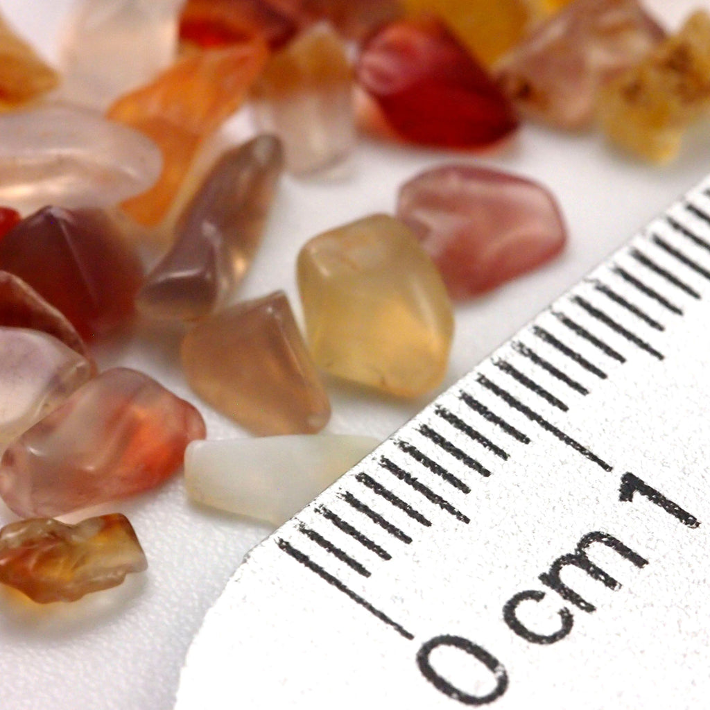 100 - Undrilled Carnelian Chip Beads - 24 Grams - 100% Guaranteed Satisfaction