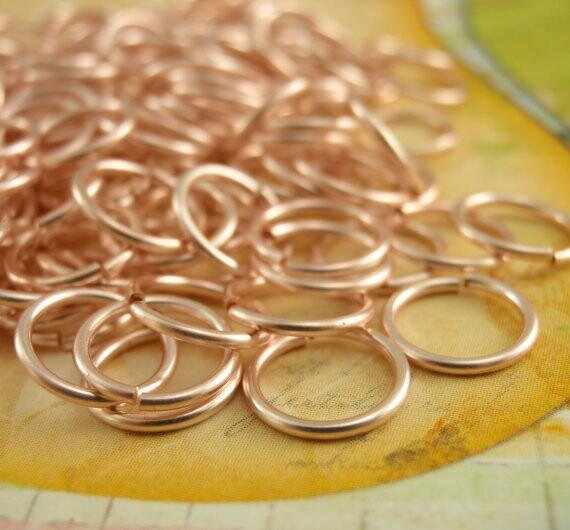 Enameled copper jump rings store