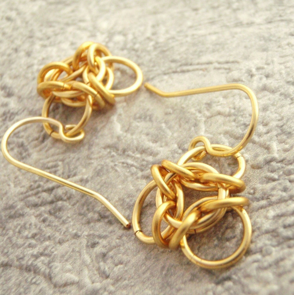 Sample Package 100 Gold Colored Jump Rings - Great Selection of Sizes and Gauges