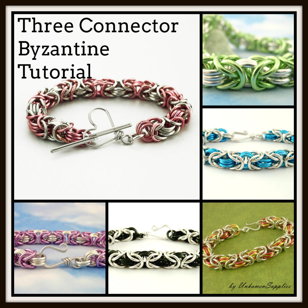 PDF Three Connector Byzantine Chainmaille Tutorial