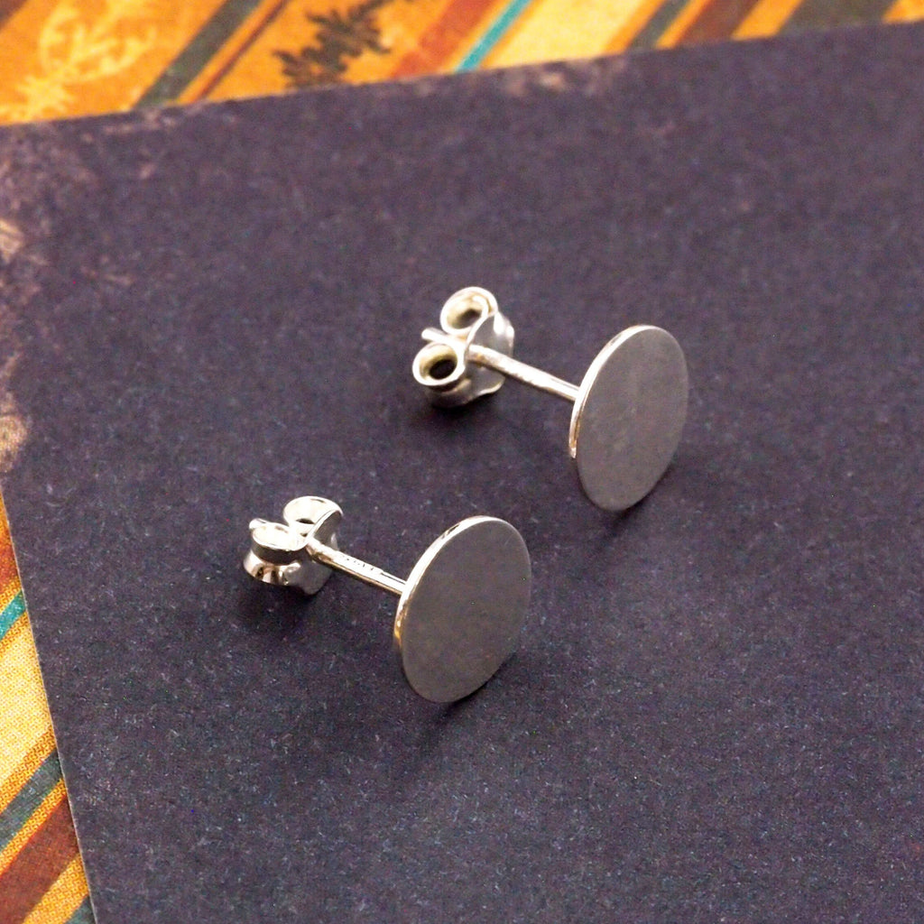 Deluxe Silver Filled Post Earrings Kit with 4mm, 6mm, 8mm, 10mm Pad with Backs and Resin - 5 Pairs