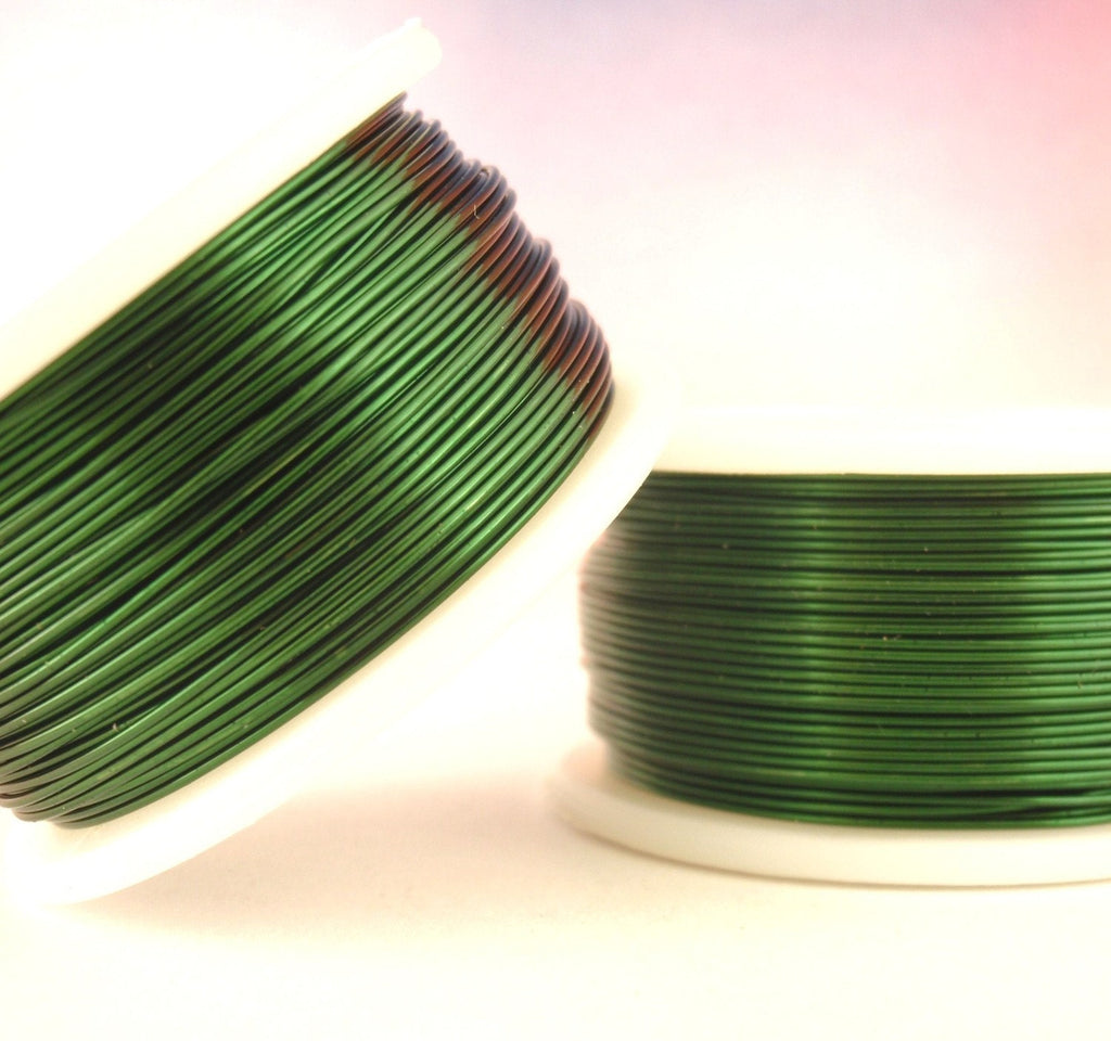 Green Enameled Coated Copper Wire - 100% Guarantee - You Pick the Gauge 14, 16, 18, 20, 22, 24, 26, 28, 30, 32