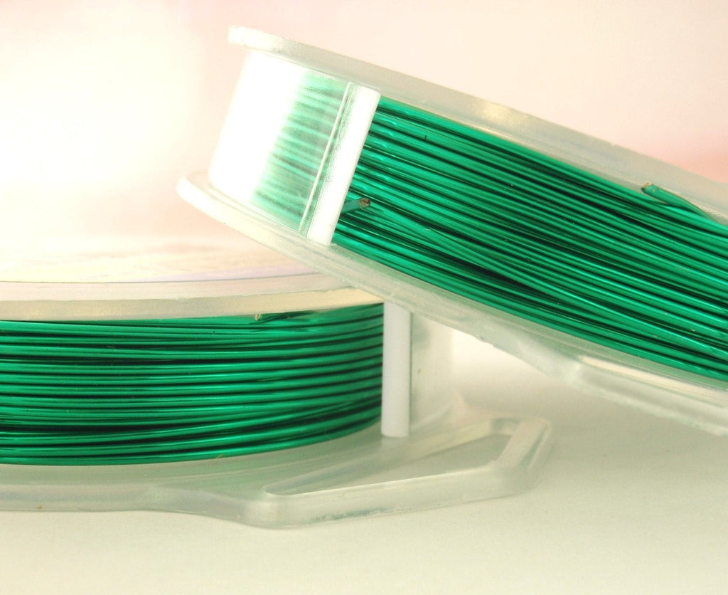 Christmas Green Artistic Wire - Permanently Colored - You Pick Gauge 18, 20, 22, 24, 26, 28 – 100% Guarantee