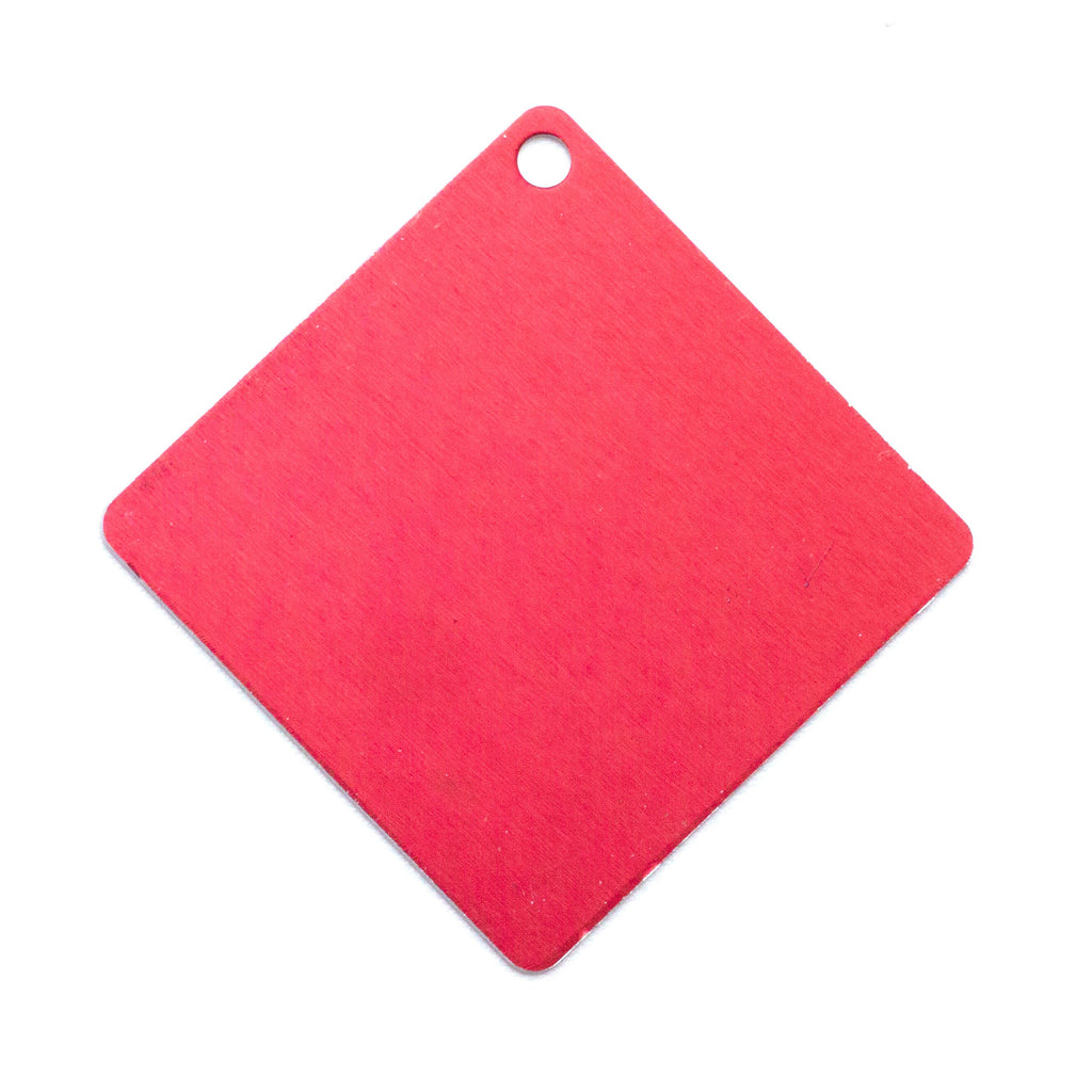 8 Economical Aluminum Squares 37mm - Use as Discs, Blanks, Tags - Lightweight - 100% Guarantee