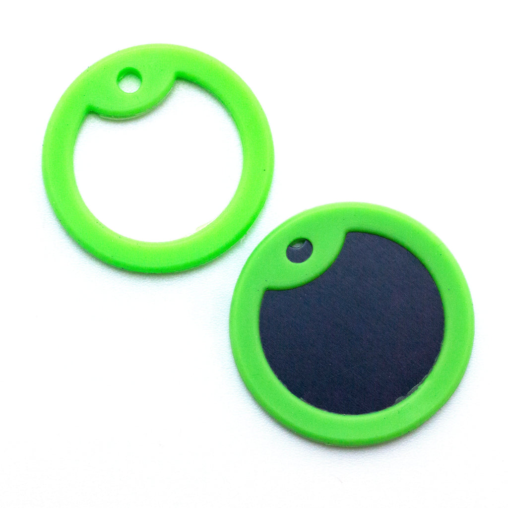 3 Premium Silicone Rubber Tag Silencers - Perfect for Dog Tags and 38mm Discs - Red, Black, Blue, Pink, Yellow or Green