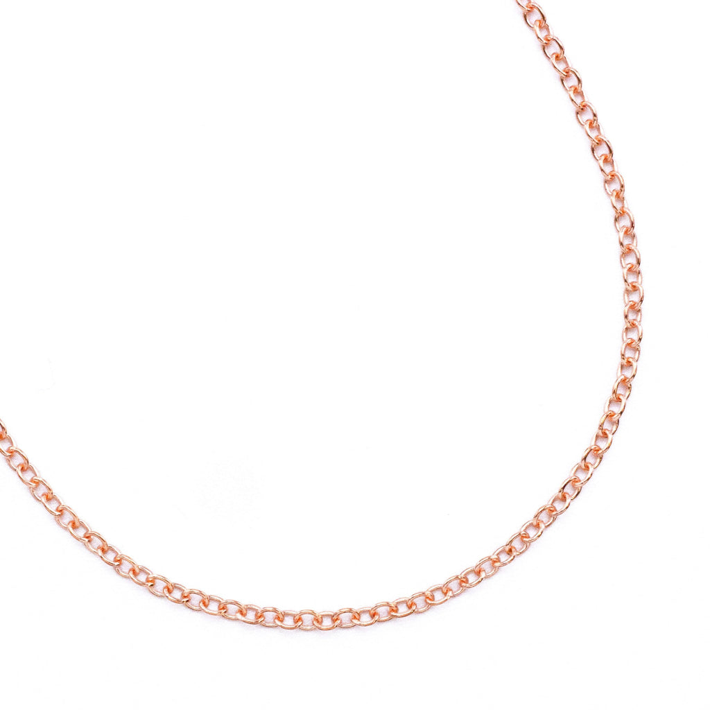Bronze Oval Cable Chain in 3 Widths - By The Foot or Finished with Lobster Clasp