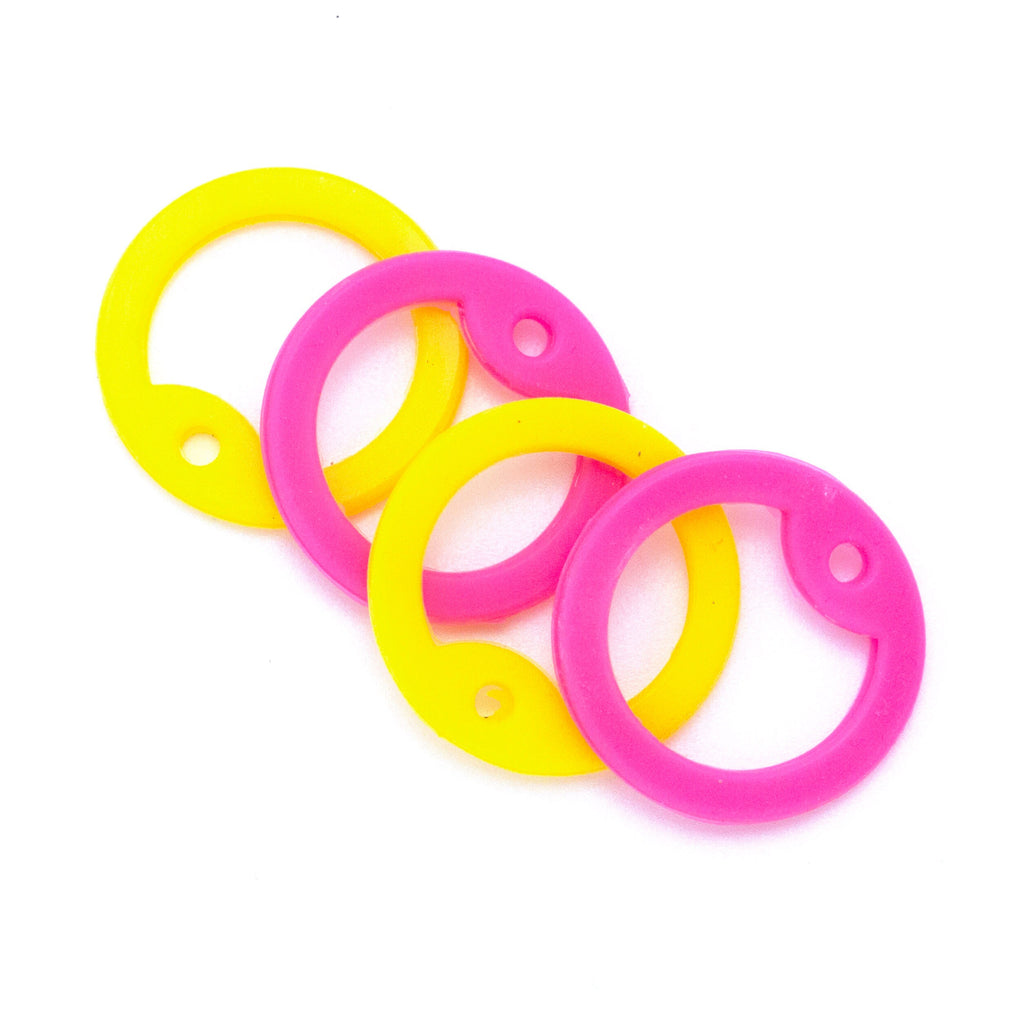 3 Premium Silicone Rubber Tag Silencers - Perfect for Dog Tags and 38mm Discs - Red, Black, Blue, Pink, Yellow or Green