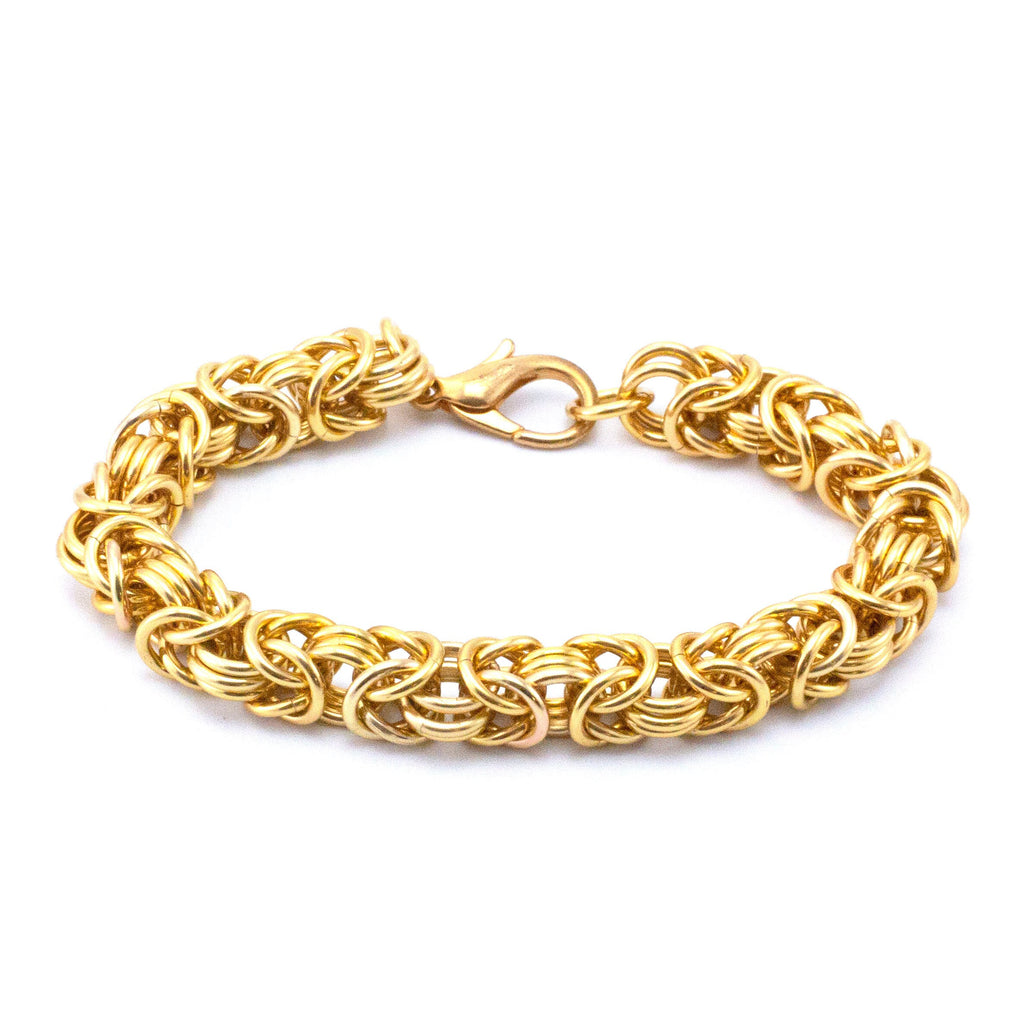 Three Connector Byzantine Chainmaille Bracelet - Kit or Ready Made