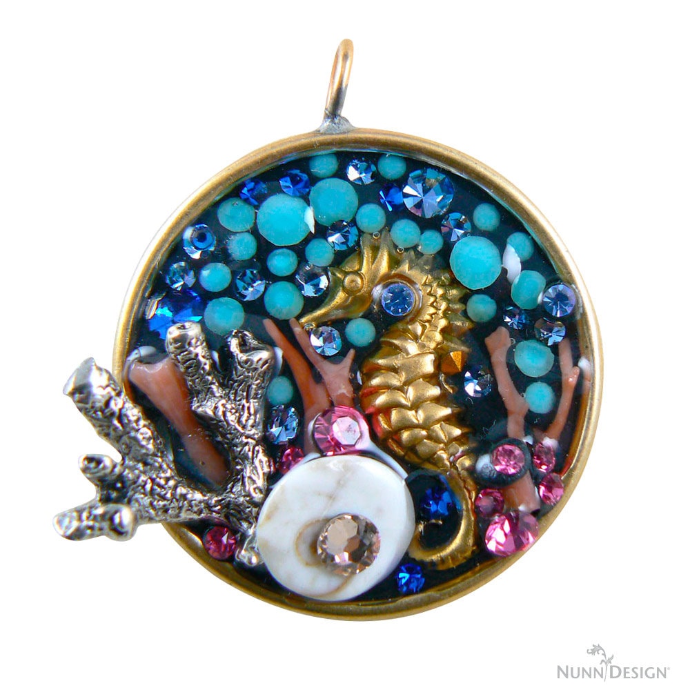 Charm Seahorse - Nunn Design - 24mm X 10mm - Clearance Sale