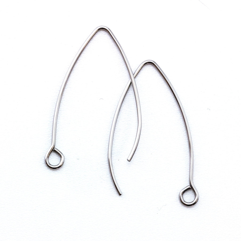 Surgical Steel Arch Ear Wires  - 30mm or 40mm