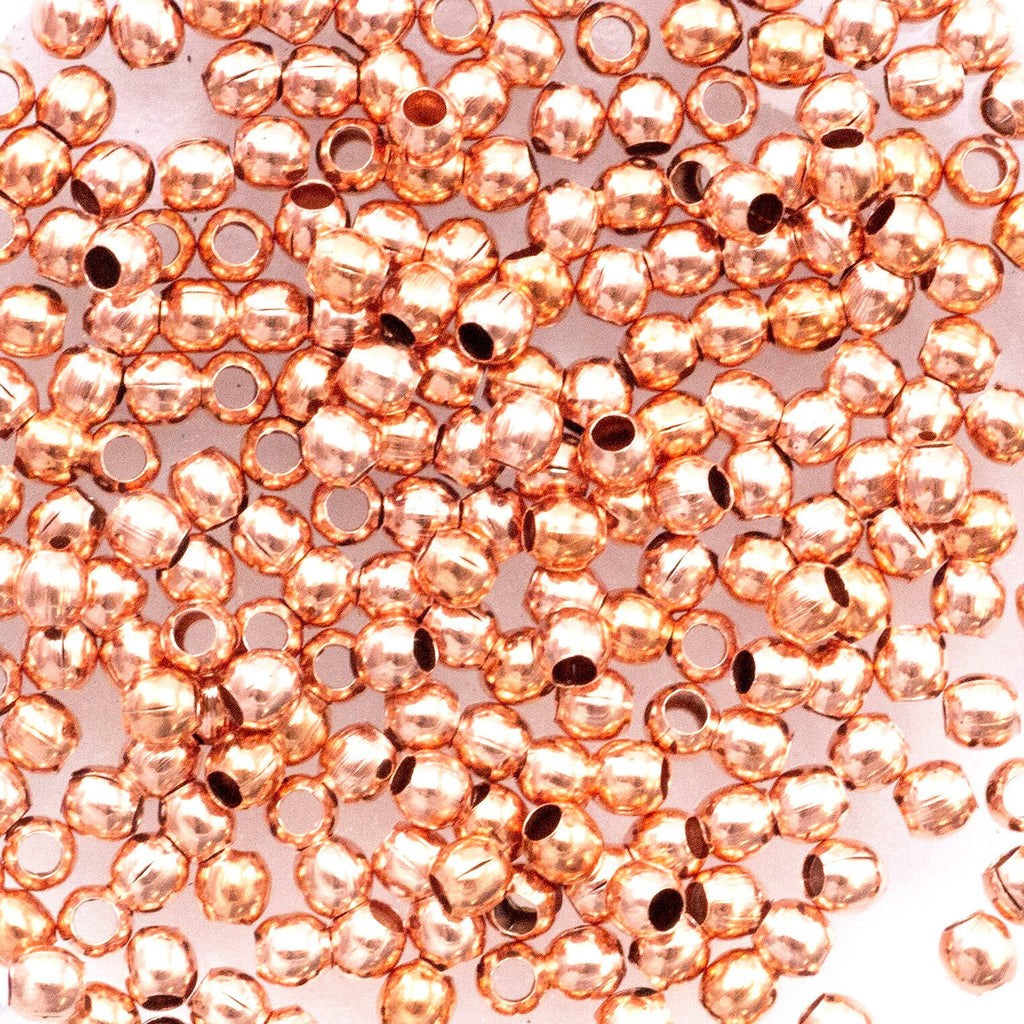 Copper Rondelle Beads - Ready to Patina or Seal - 2.4mm, 3.2mm, 4mm or 4.8mm