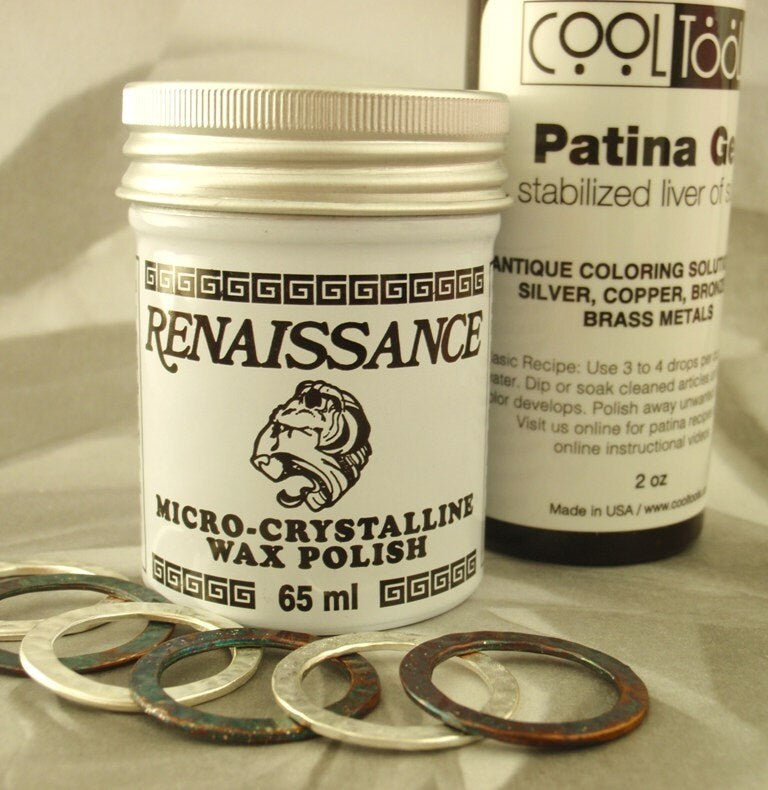 Oxidizing and Sealing Kit -- Make Your Own Vintage, Antique, Organic Looking Findings - Gel or Powder Type - Easy and Complete