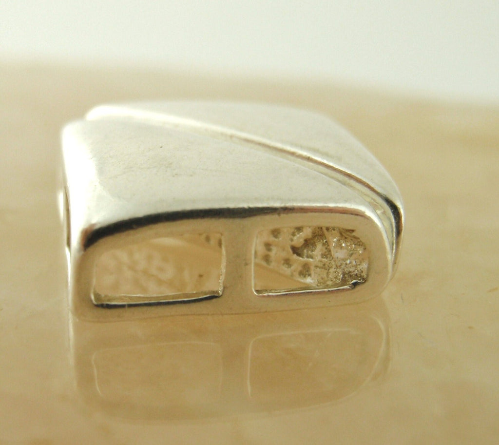 1 Magnetic Sterling Silver Square Clasp - Shiny or Antiqued - 11mm - Best Commercially Made - 100% Guarantee