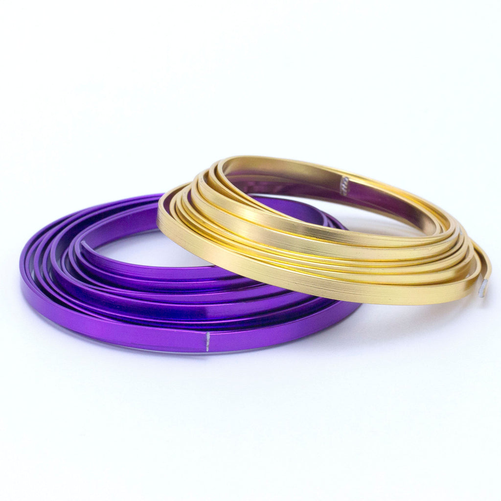 Flat Aluminum Wire - Easy to Form - You Pick Color - 100% Guarantee
