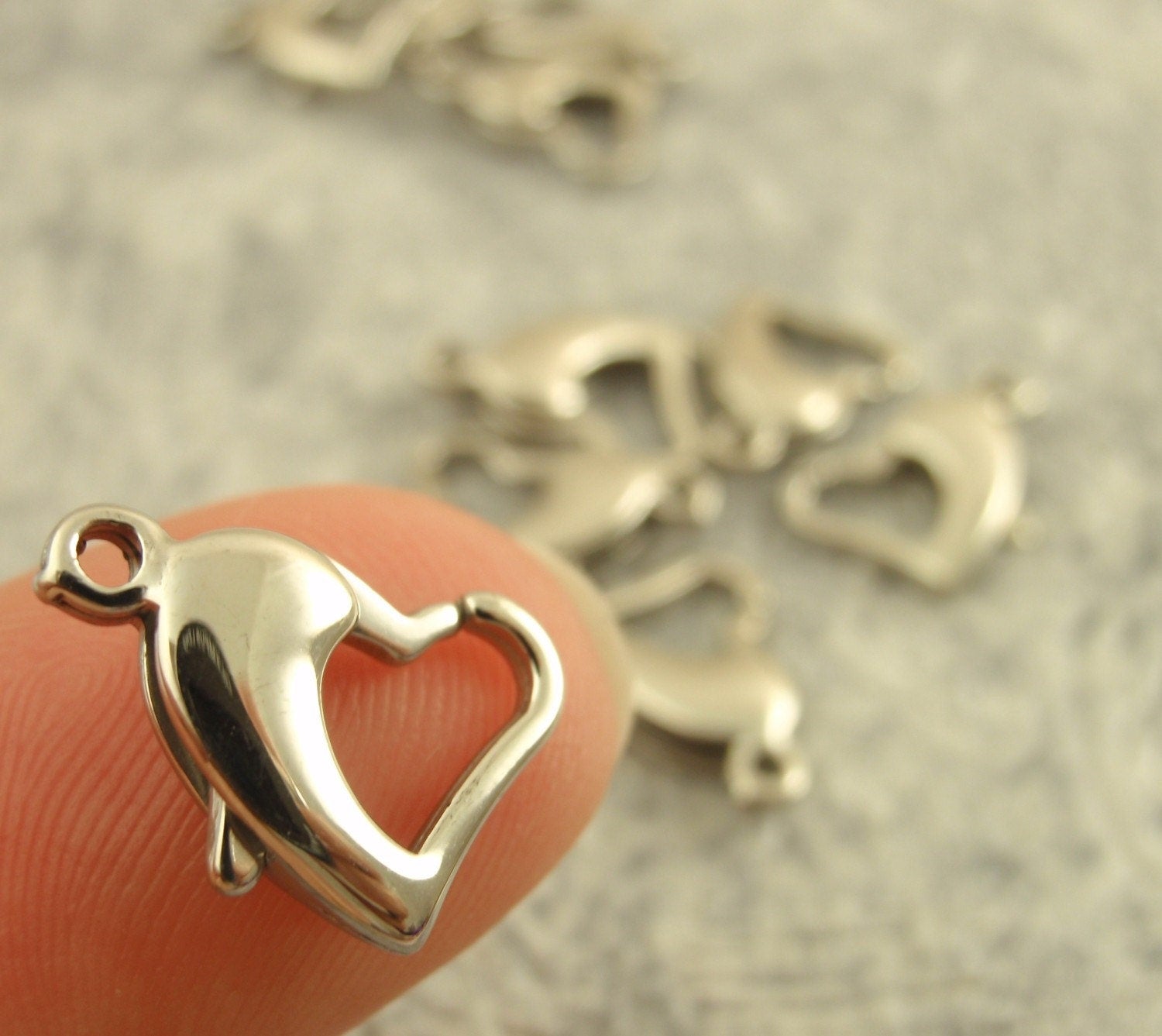 1 Stainless Steel Lobster Clasp - Flat Oval Style in 13mm, 14mm, 18mm, 24mm