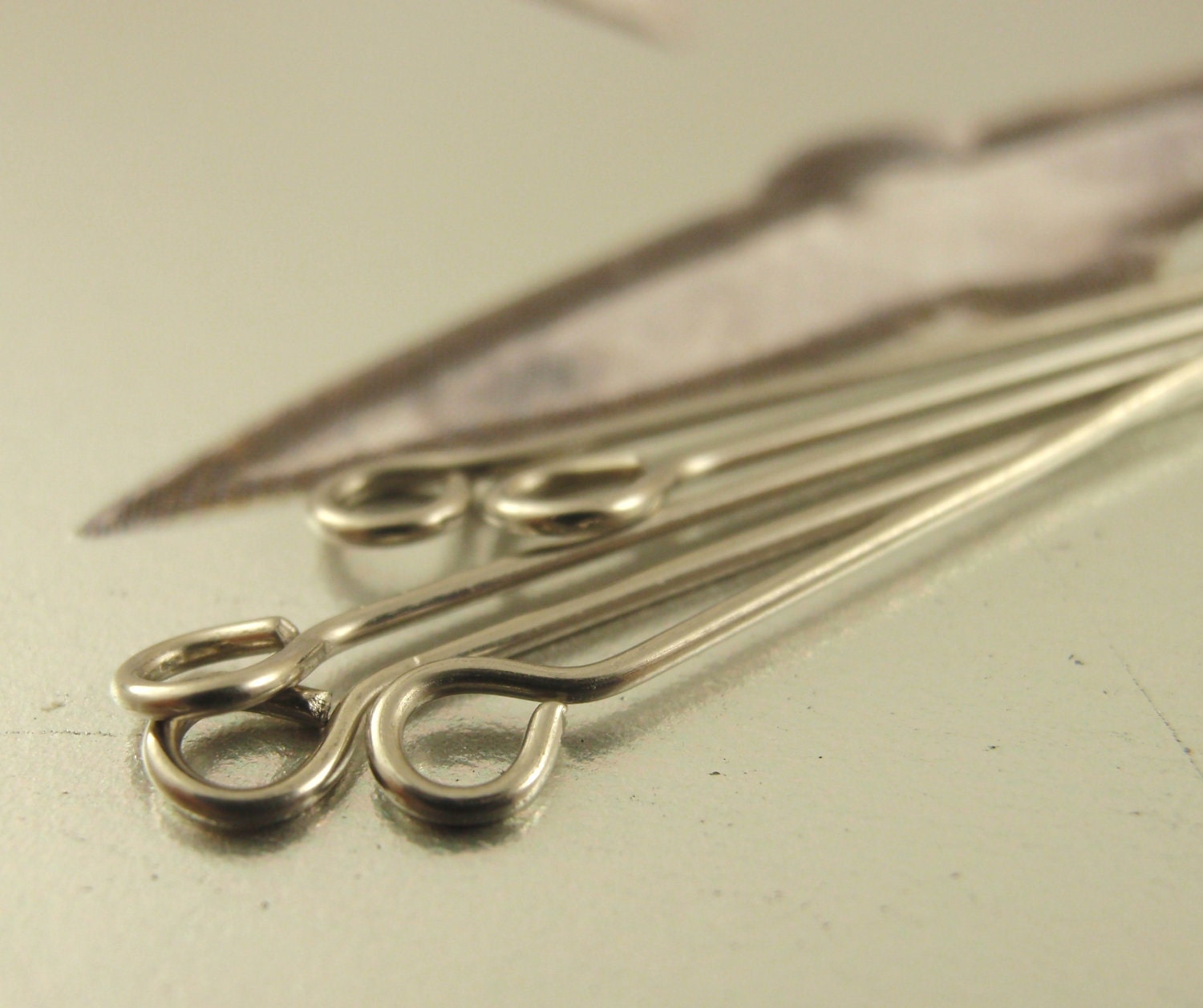 10 Nickel Free Stainless Steel or Niobium Eye Pins - Hypoallergenic Ha –  Creating Unkamen