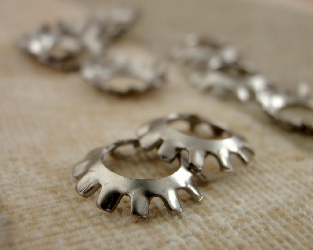 10 - 13mm Stainless Steel Washers - Perfect for Steampunk or Industrial Creations - 100% Guarantee