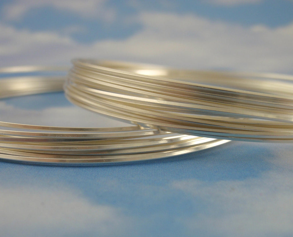 Premium Non Tarnish Silver Plate Wire - SQUARE - Half Hard - You Pick Gauge 18, 20, 21, 22, 24 - 100% Guarantee