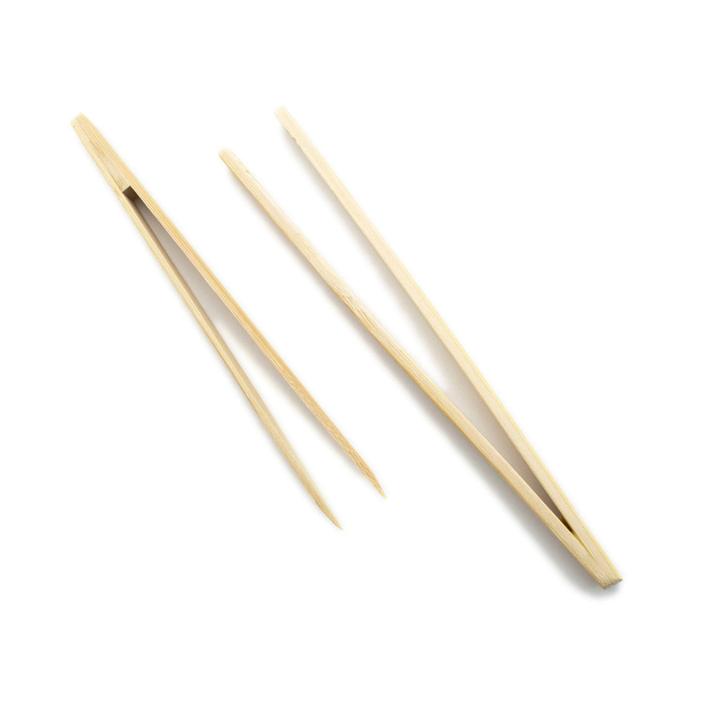 Bamboo Tweezer Set - Needle Nose and Flat Nose Tweezers - Soldering Tool - 100% Guarantee