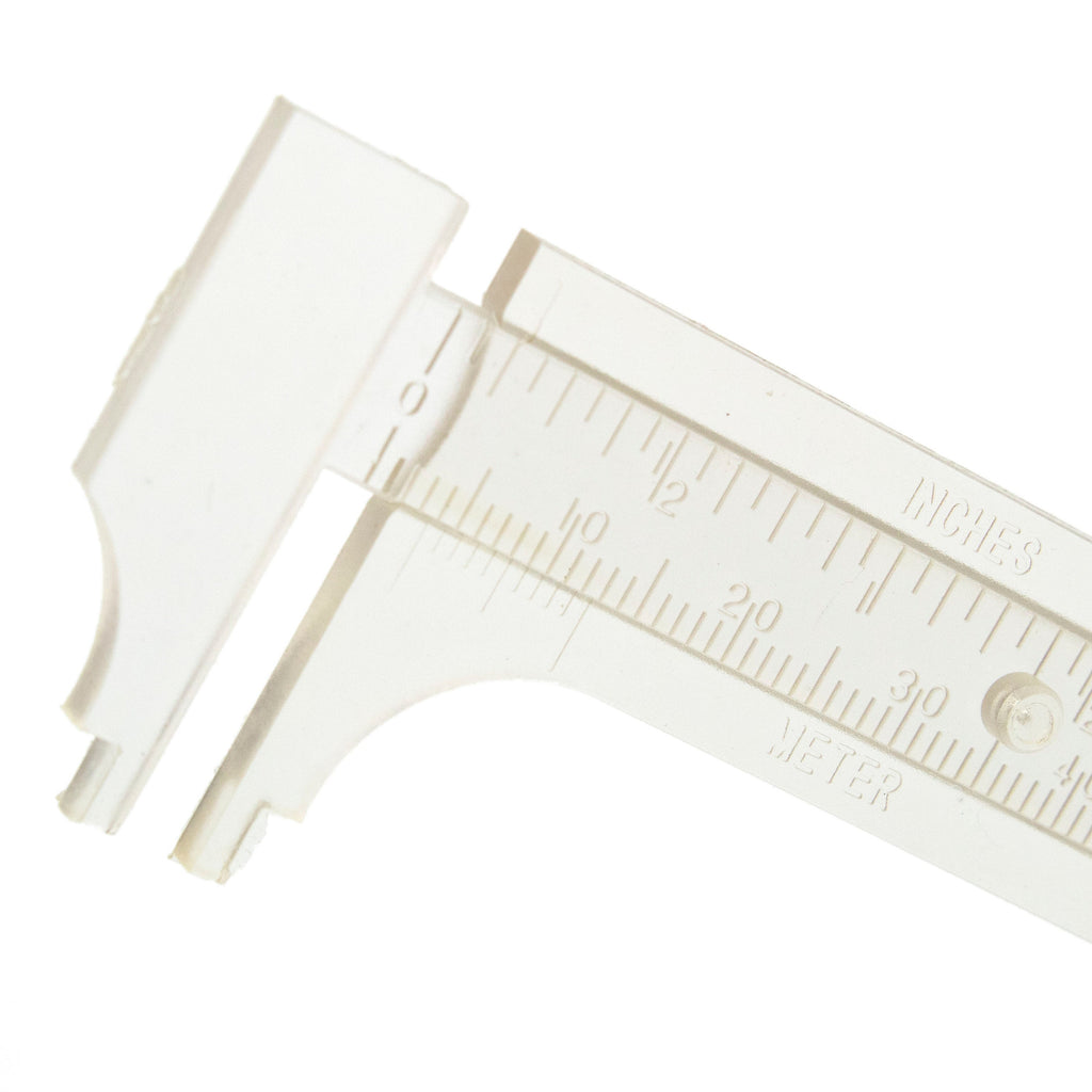 Plastic Slide Calipers - Great for Measuring Jump Rings, Wire and More - Free Jump Ring Sampler Included