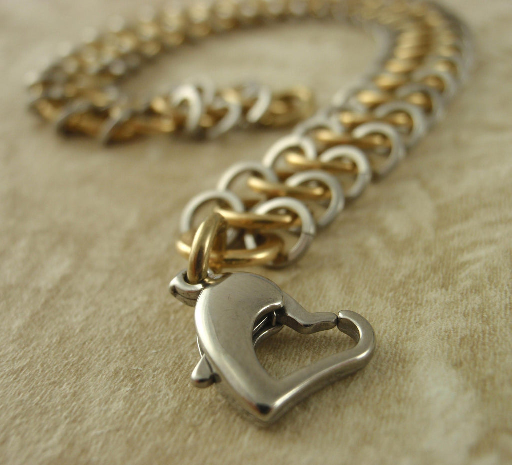 1 Stainless Steel Heart Lobster Clasp - 14mm X 10mm - 100% Guarantee
