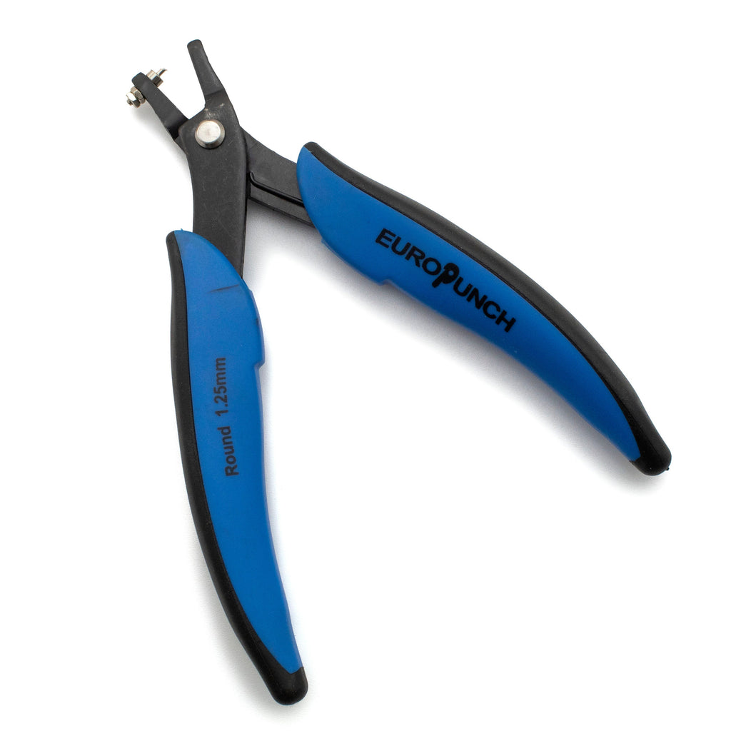 Hole Punch Pliers In Three Sizes - Free Sample of Stamping Discs Included - Replacement Tips Also Available